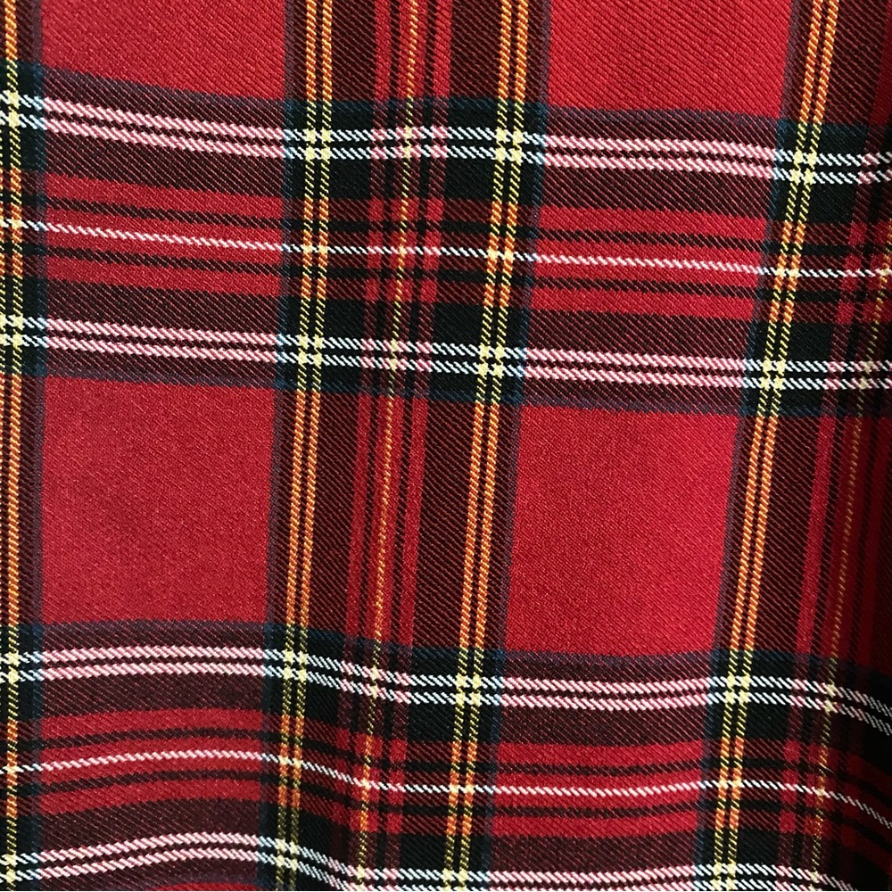Tommy Hilfiger Women's Printed Pants Casual Red Plaid Ankle Skinny, size 2 - Picture 11 of 12